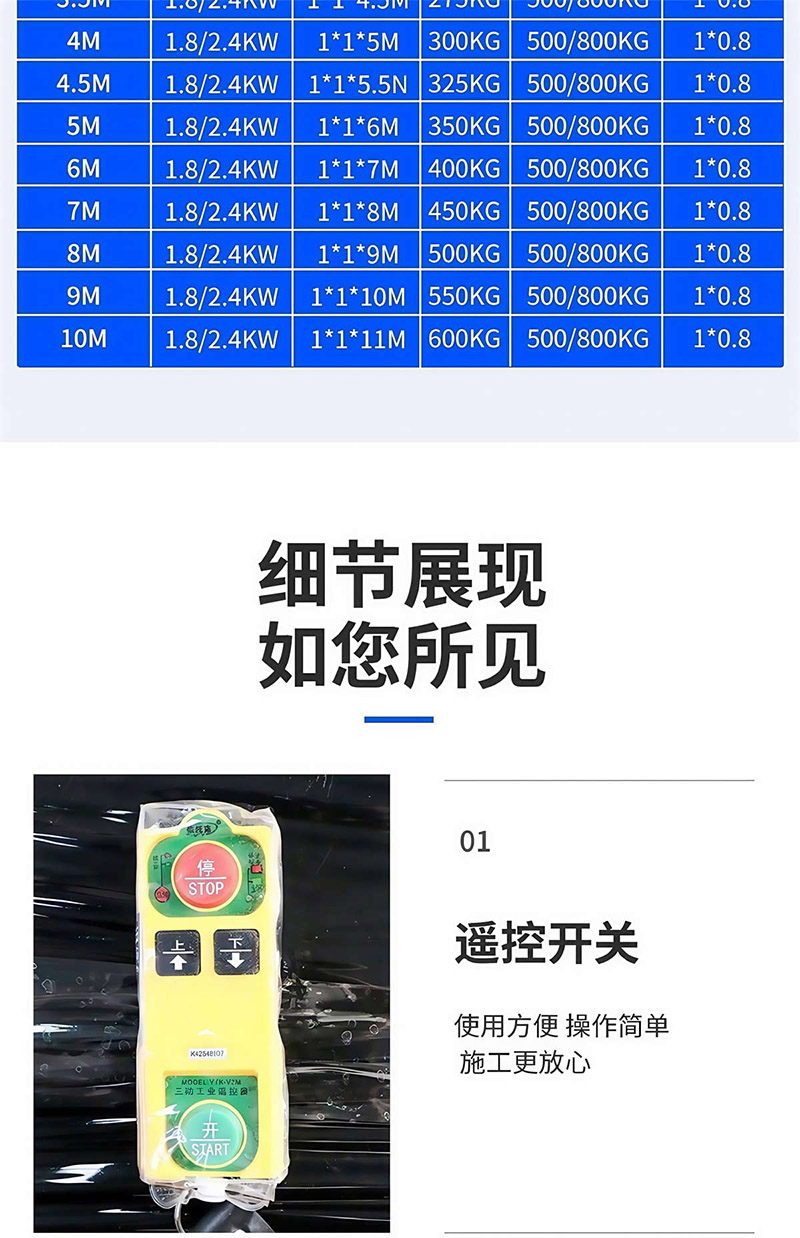 单导轨升降平台(图10)